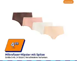 Action Mikrofaser-hipster mit spitze Angebot