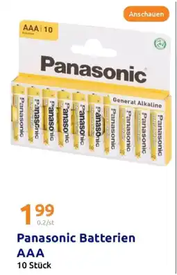 Action Panasonic batterien aaa Angebot