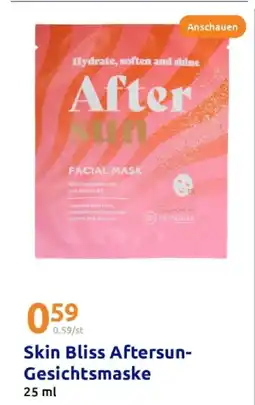 Action Skin bliss aftersun-gesichtsmaske Angebot