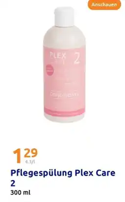 Action Plex care pflegespülung plex care 2 Angebot