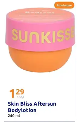 Action Sunkisse skin bliss aftersun bodylotion Angebot