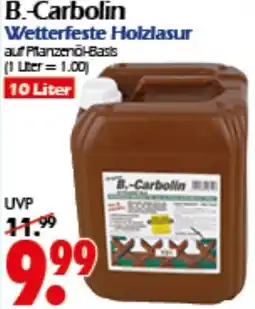 Wreesmann B.-Carbolin Wetterfeste Holzlasur Angebot