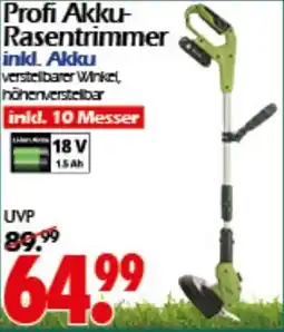 Wreesmann Profi Akku-Rasentrimmer Angebot