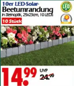 Wreesmann 10er LED-Solar- Beetumrandung Angebot