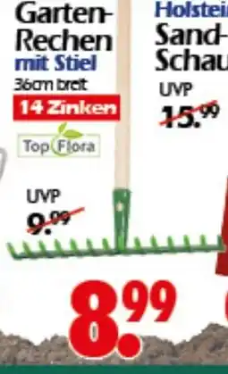 Wreesmann Garten- Rechen mit Stiel Top Flora Angebot