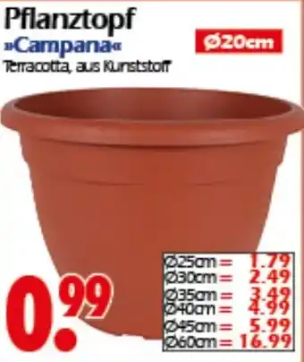 Wreesmann Pflanztopf Campana Angebot
