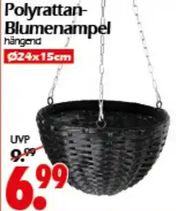 Wreesmann Polyrattan- Blumenampel Angebot