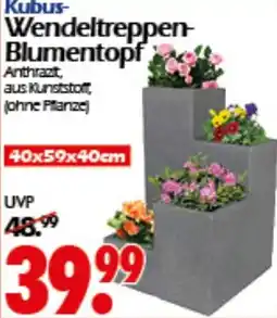 Wreesmann Kubus- Wendeltreppen- Blumentopf Angebot