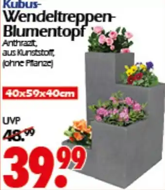 Wreesmann Kubus- Wendeltreppen- Blumentopf Angebot