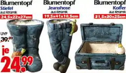 Wreesmann Blumentopf Koffer Angebot