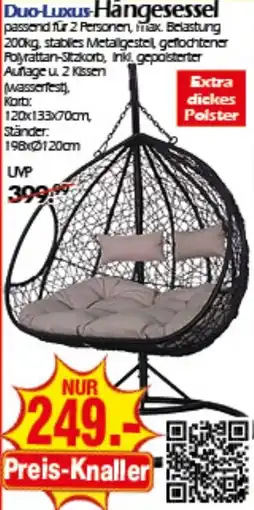 Wreesmann Duo-Luxus-Hangesessel Angebot