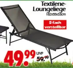 Wreesmann Textilene Loungeliege Angebot