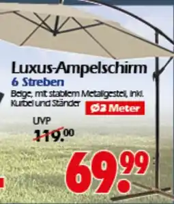 Wreesmann Luxus-Ampelschirm 6 Streben Angebot