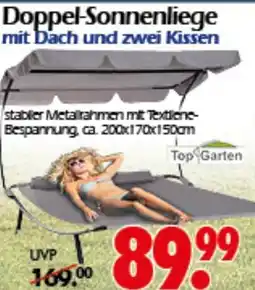 Wreesmann Doppel-Sonnenliege Top Garten Angebot