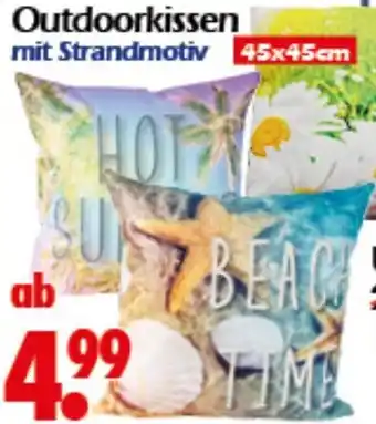 Wreesmann Outdoorkissen mit Strandmotiv Angebot