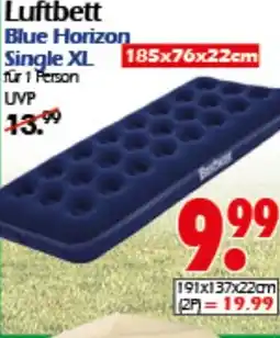 Wreesmann Luftbett Blue Horizon Single XL Angebot