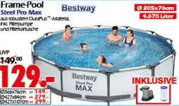 Wreesmann Bestway Frame-Pool Steel Pro Max Angebot