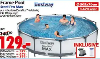 Wreesmann Bestway Frame-Pool Steel Pro Max Angebot