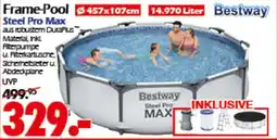 Wreesmann Bestway Frame-Pool Steel Pro Max Angebot