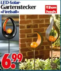 Wreesmann LED-Solar- Gartenstecker Fireball Angebot