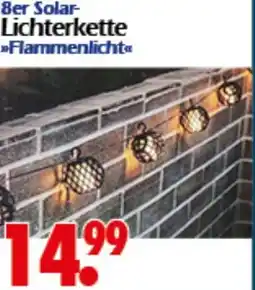 Wreesmann 8er Solar- Lichterkette Flammenlicht Angebot