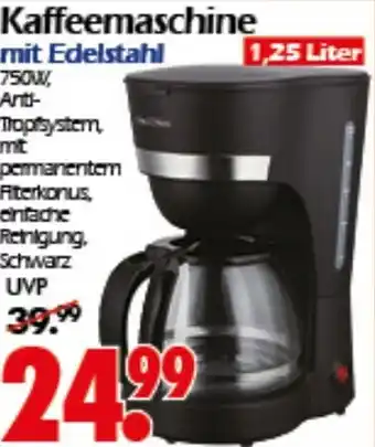 Wreesmann Kaffeemaschine mit Edelstahl Angebot
