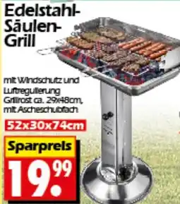 Wreesmann Edelstahl- Säulen- Grill Angebot
