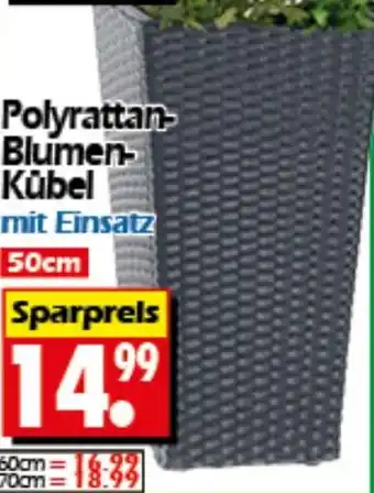 Wreesmann Polyrattan- Blumen Kübel Angebot