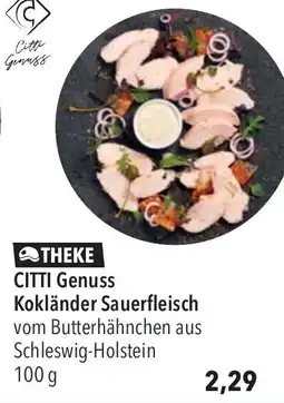 CITTI Markt THEKE CITTI Genuss Kokländer Sauerfleisch Angebot