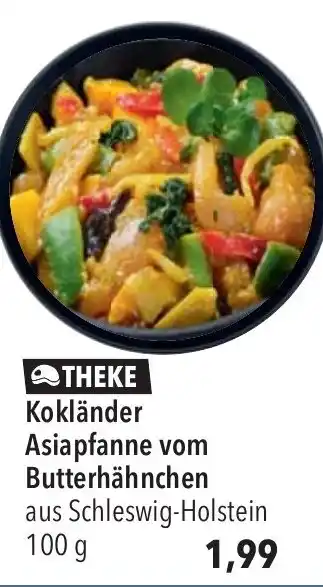 CITTI Markt THEKE Kokländer Asiapfanne vom Butterhähnchen Angebot