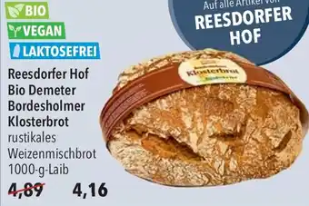 CITTI Markt Reesdorfer Hof Bio Demeter Bordesholmer Klosterbrot Angebot