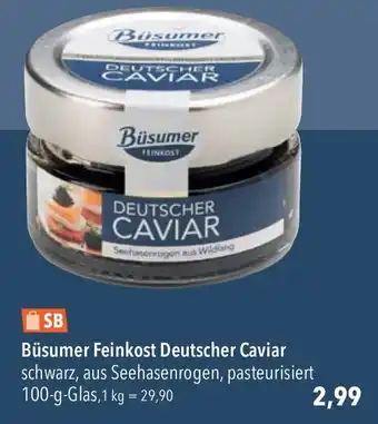 CITTI Markt Büsumer Feinkost Deutscher Caviar Angebot