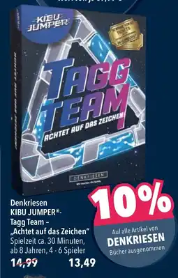 CITTI Markt Denkriesen KIBU JUMPER- Tagg Team ,,Achtet auf das Zeichen Angebot