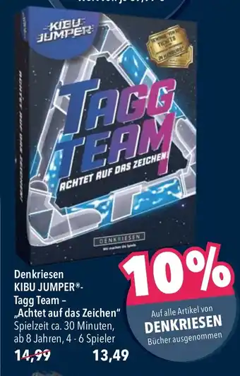 CITTI Markt Denkriesen KIBU JUMPER- Tagg Team ,,Achtet auf das Zeichen Angebot