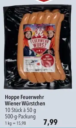 CITTI Markt Hoppe Feuerwehr Wiener Würstchen Angebot