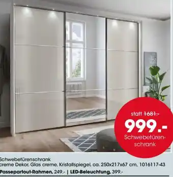 Möbel Martin Schwebetürenschrank Angebot
