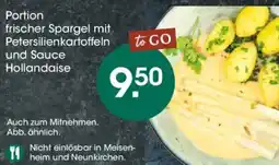 Möbel Martin to Go Portion frischer Spargel mit Petersilienkartoffeln und Sauce Hollandaise Angebot
