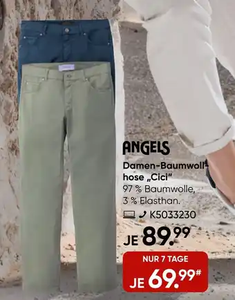 Galeria ANGELS Damen-Baumwoll hose „Cici Angebot