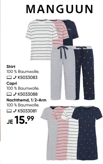Galeria MANGUUN Shirt-Capri Angebot