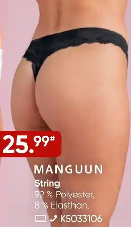 Galeria MANGUUN String Angebot