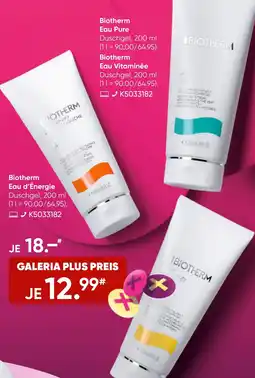 Galeria BIOTHERM Eau d'Énergie- Eau Pure- Eau Vitaminée Angebot