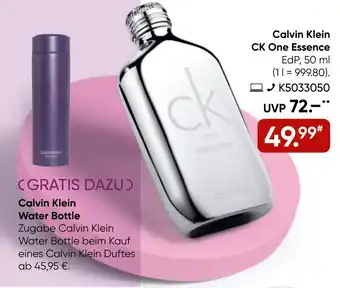 Galeria Calvin Klein CK One Essence EdP Angebot