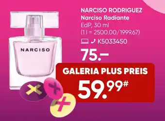 Galeria NARCISO RODRIGUEZ Narciso Radiante Angebot