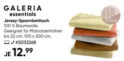 Galeria GALERIA essentials Jersey-Spannbetttuch Angebot
