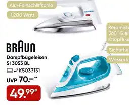 Galeria BRAUN Dampfbügeleisen SI 3053 BL Angebot