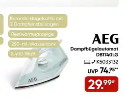 Galeria AEG Dampfbügelautomat DB1740LG Angebot