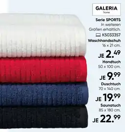 Galeria GALERIA Serie SPORTS Waschhandschuh Angebot