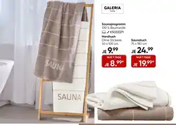 Galeria GALERIA Saunaprogramm Saunatuch Angebot