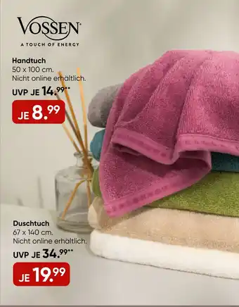 Galeria VOSSEN A TOUCH OF ENERGY Duschtuch Angebot