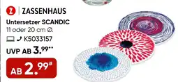 Galeria ZASSENHAUS Untersetzer SCANDIC Angebot